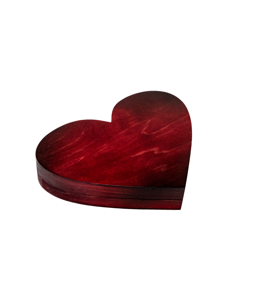 Drvena kutija srce Kms-312