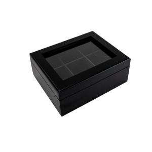 Drvena kutija za čaj Km-311scr crna