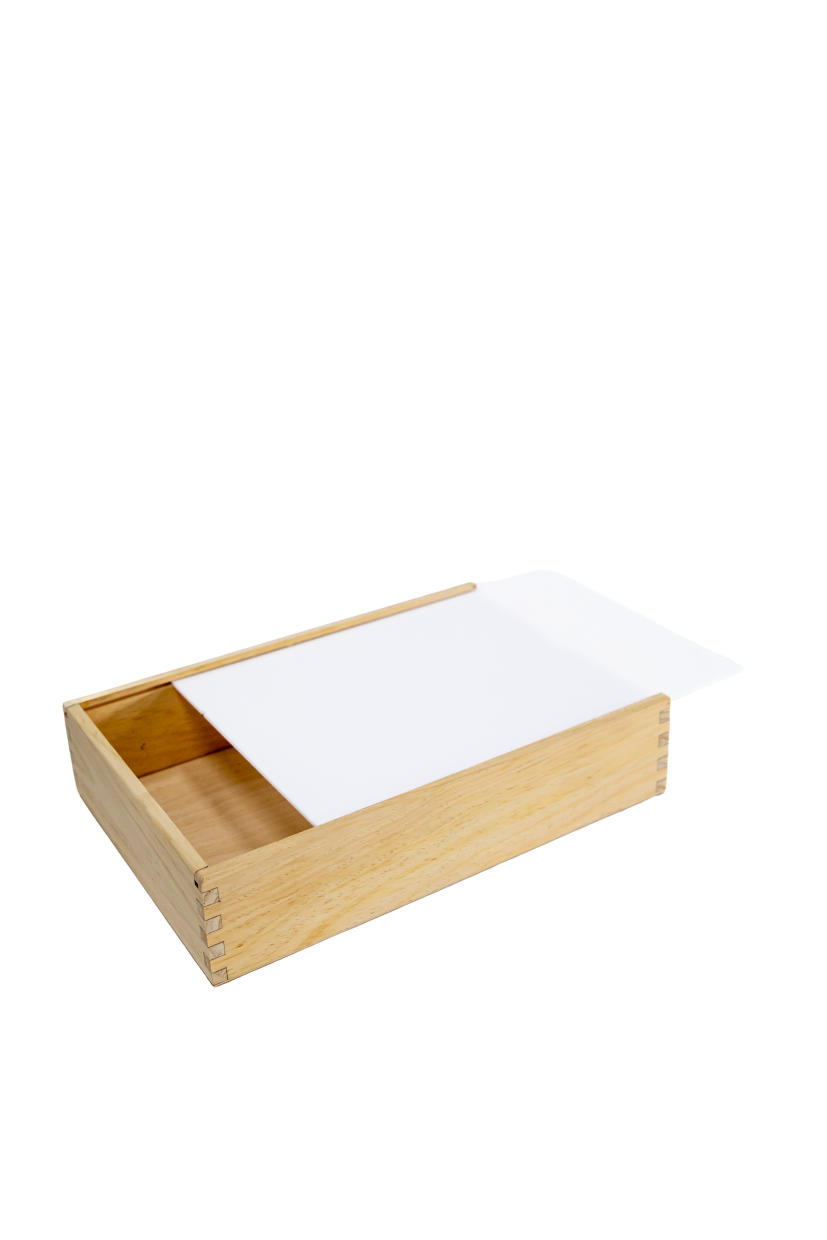 Drvena kutija za krsni set natur plexy Km-106Ksp - Slika 2