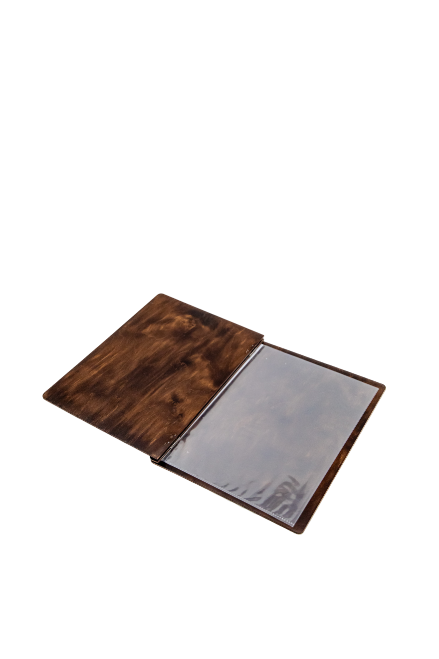 Drvene korice za meni P-361a4m2 - lakirani – Bild 2