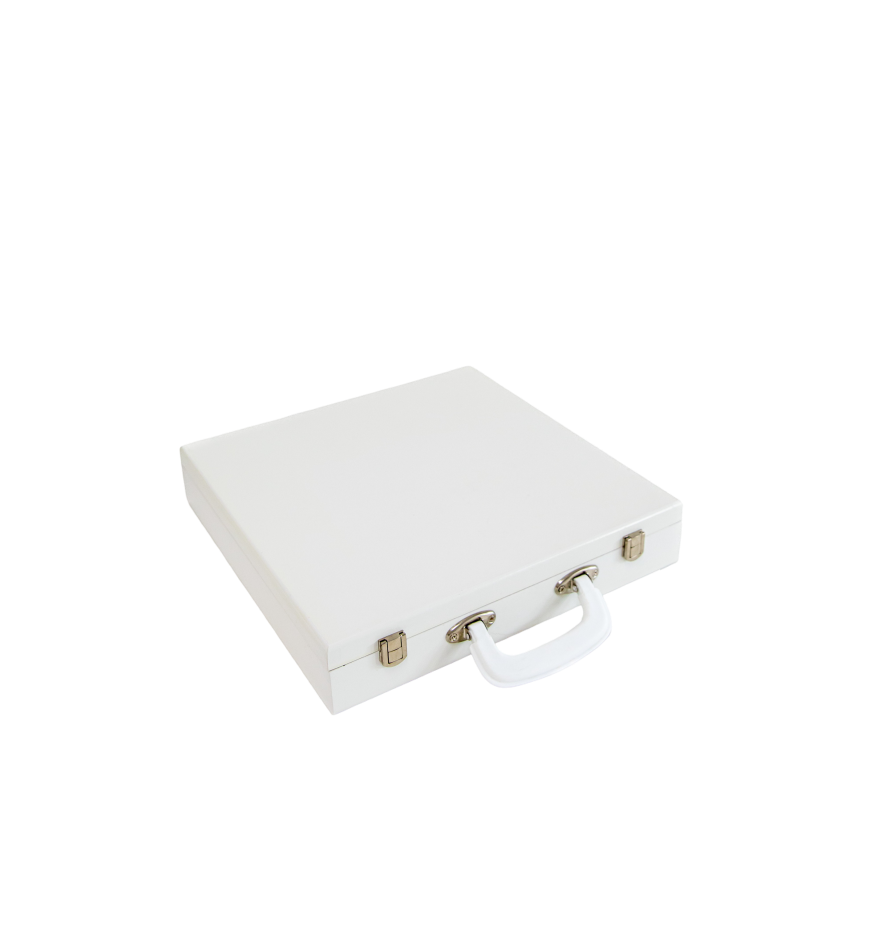 Drveni kovčeg bijelo lakirani KR-411Pbm