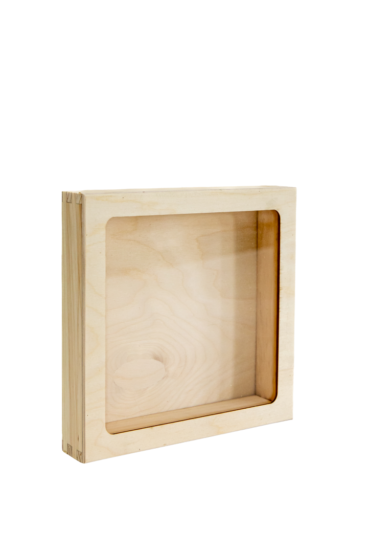 Drveni 3d okvir sa pleksiglasom Rm-3d